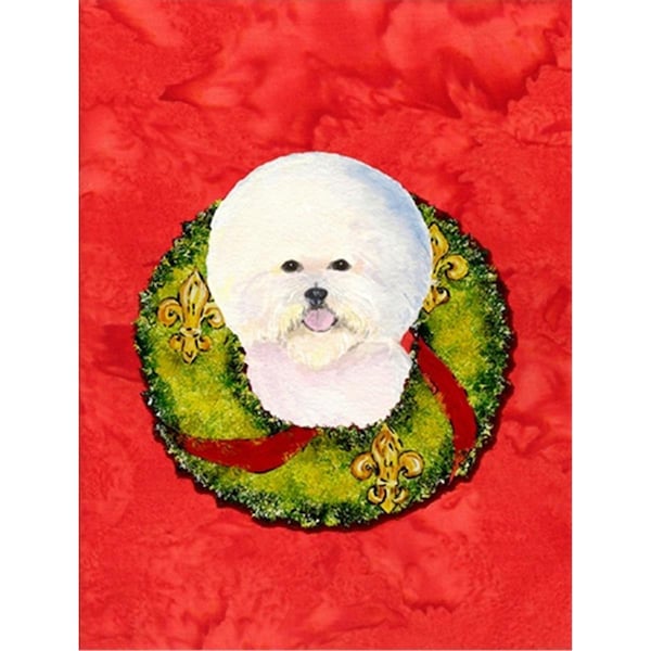 Patioplus 11 x 15 in. Bichon Frise Flag Garden Size - PA631444