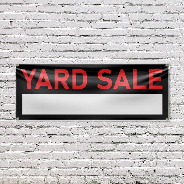 Signmission Yard Sale, 18 Inch x 48 Inch, Vinyl Banner - B-30949