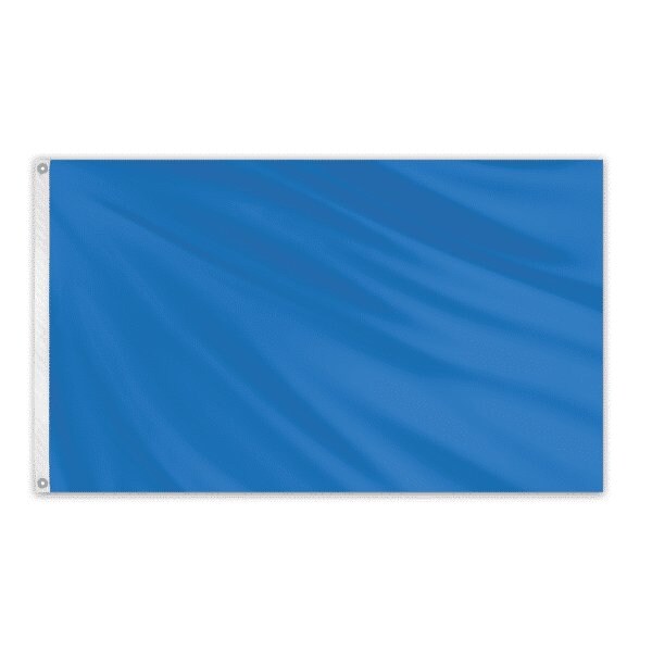 Global Flags Unlimited Solid Color Outdoor Nylon Flag 3' x 5' - French Blue - 204636