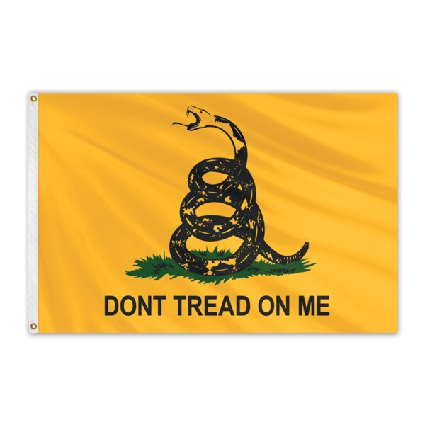 Global Flags Unlimited Gadsden Outdoor Nylon Flag 3'x5' - 203837