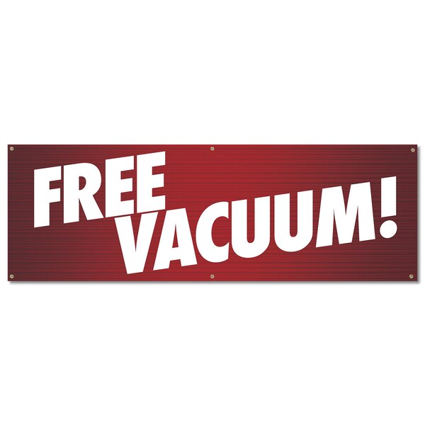 Signmission Free Vacuum, 24 Inch, Banner - B-72-30377