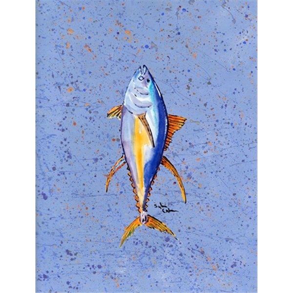 Patioplus Fish Tuna Canvas Flag - House Size, 28 x 40 in. - PA2554475