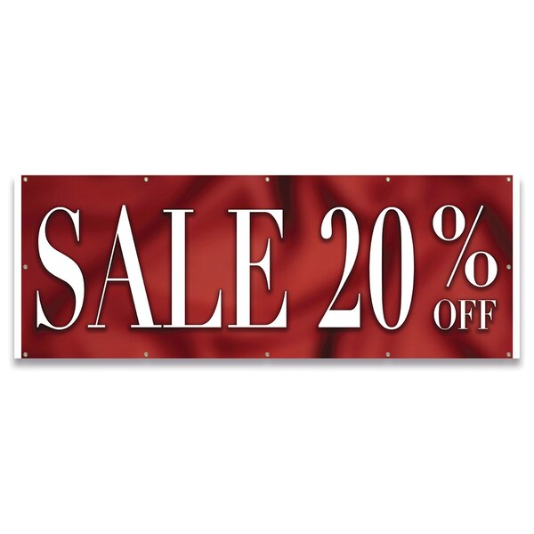 Signmission Sale 20% Off Banner Concession Stand Food Truck Single Sided - B-120-30149