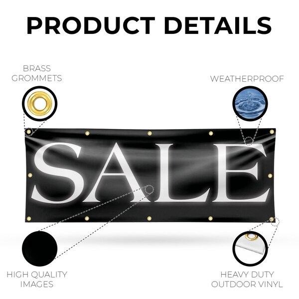 Signmission Sale, 48 Inch x 120 Inch, Vinyl Banner - B-120-30847