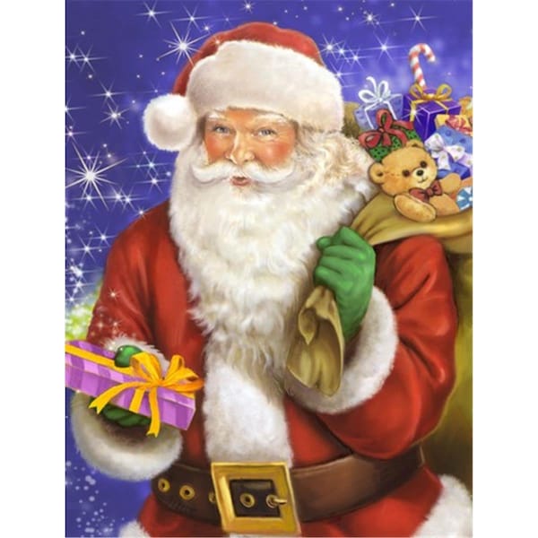 Patioplus Christmas Santa Claus Ready to Work Flag Canvas House Size - PA2556948