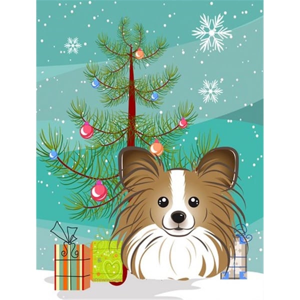 Patioplus Christmas Tree And Papillon Flag Garden Size - PA253210