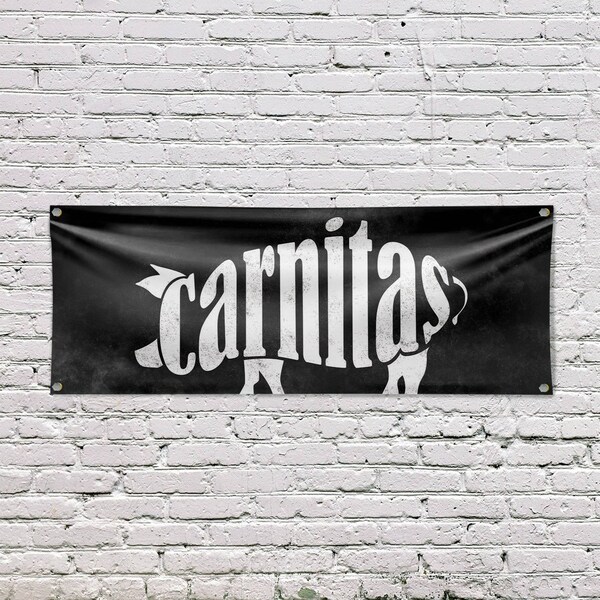 Signmission Carnitas, 18 Inch x 48 Inch, Vinyl Banner - B-30505