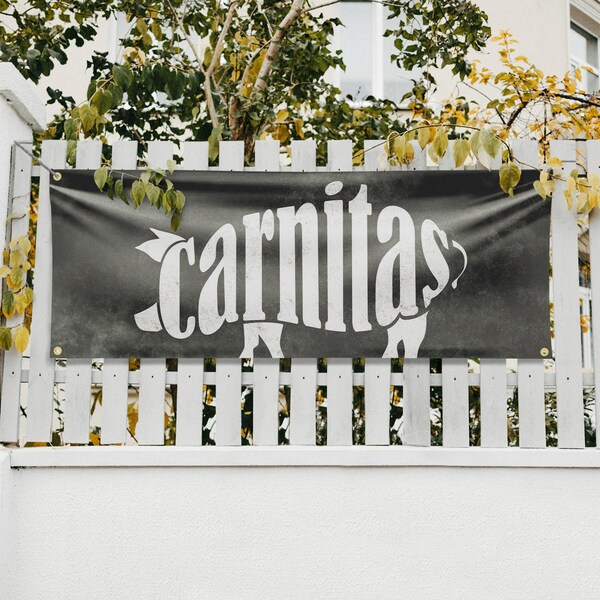 Signmission Carnitas, 18 Inch x 48 Inch, Vinyl Banner - B-30505