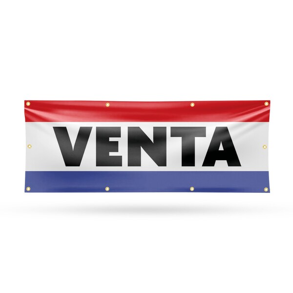 Signmission Venta, 36 Inch x 96 Inch, Vinyl Banner - B-96-30913