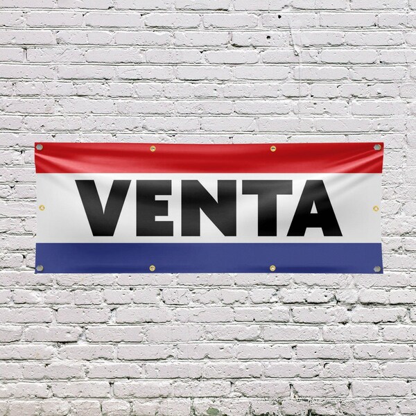 Signmission Venta, 36 Inch x 96 Inch, Vinyl Banner - B-96-30913
