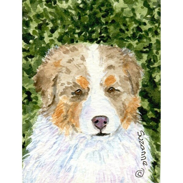 Patioplus 11 x 15 in. Australian Shepherd Garden Size Flag - PA245647