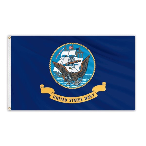 Global Flags Unlimited Navy Outdoor Fly Bright Flag 3'x5' - 204041