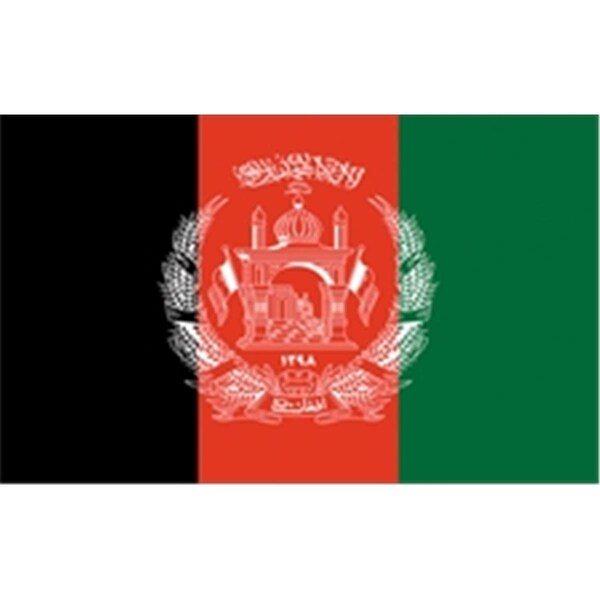 Ss Collectibles 3 ft. x 5 ft. Nyl-Glo Afghanistan Flag - SS2753939