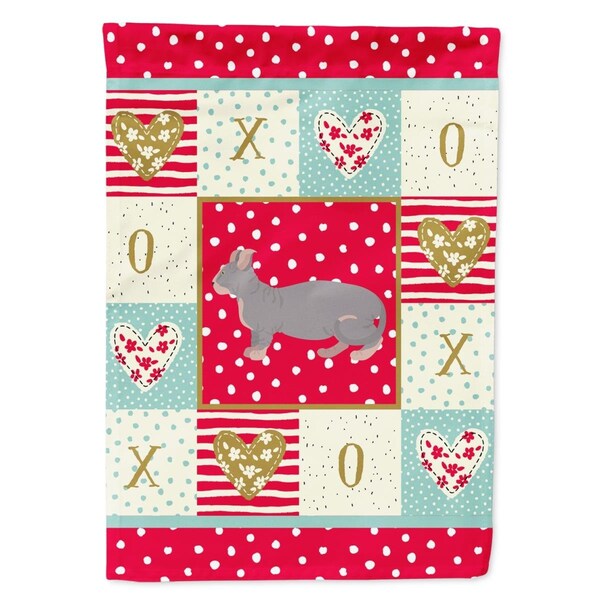 Carolines Treasures 28 x 0.01 x 40 in. Dwelf No.1 Cat Love Canvas House Flag - CK5604CHF