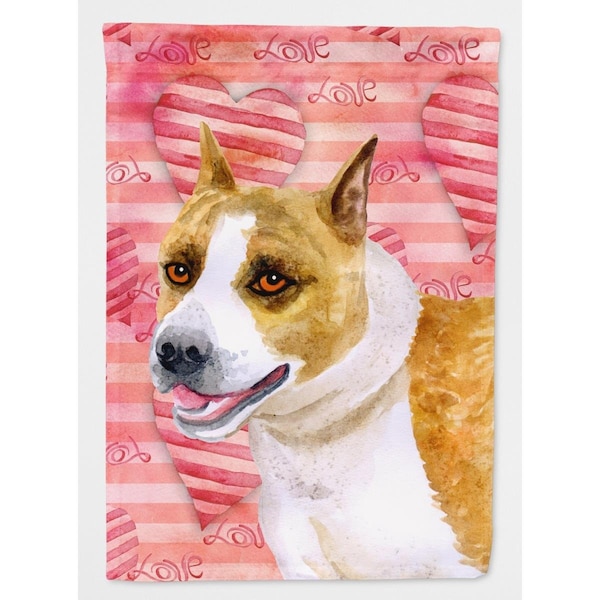 Patioplus American Staffordshire Love Flag - Garden Size - PA235344