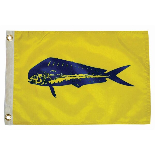 Bookazine 12 x 18 in. Dolphin Flag - TI2560707