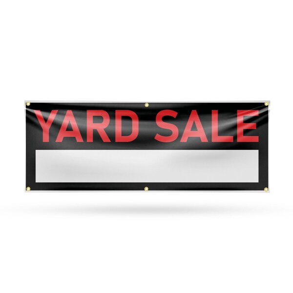 Signmission Yard Sale, 24 Inch x 72 Inch, Vinyl Banner - B-72-30949