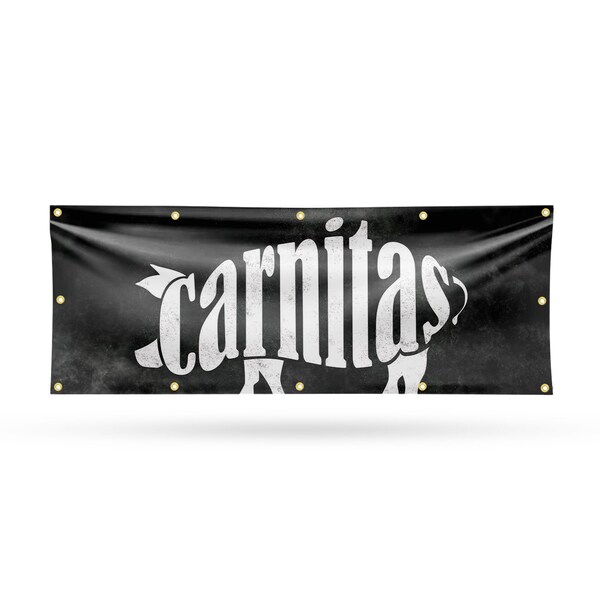 Signmission Carnitas, 48 Inch x 120 Inch, Vinyl Banner - B-120-30505
