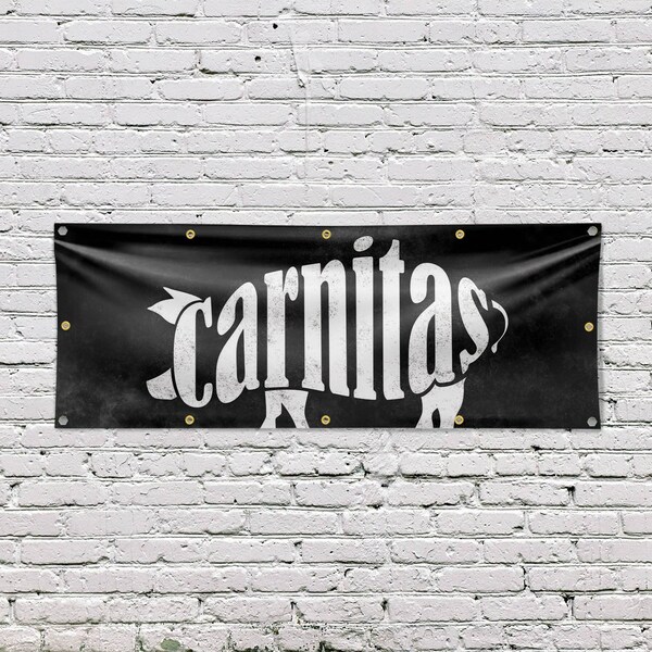 Signmission Carnitas, 48 Inch x 120 Inch, Vinyl Banner - B-120-30505