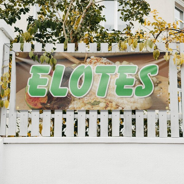 Signmission Elotes, 18 Inch x 48 Inch, Vinyl Banner - B-30558
