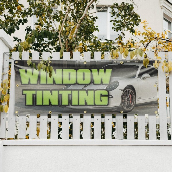Signmission Window Tinting, 48 Inch x 120 Inch, Vinyl Banner - B-120-30945