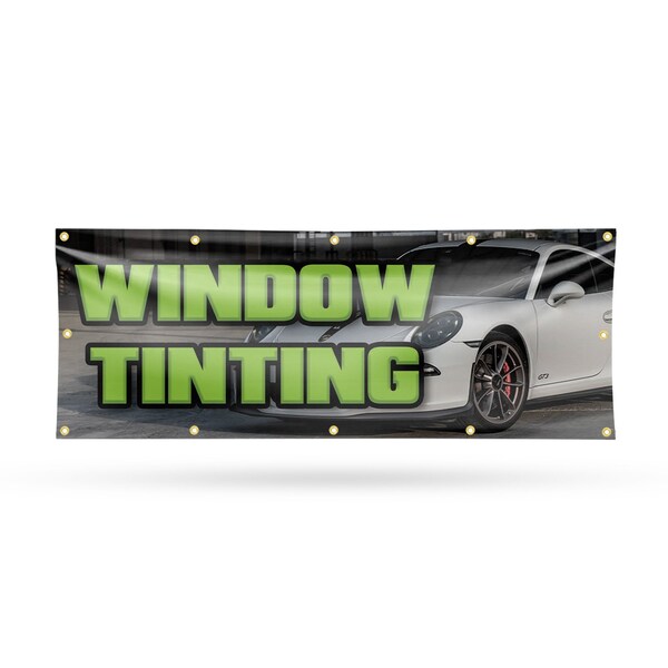 Signmission Window Tinting, 48 Inch x 120 Inch, Vinyl Banner - B-120-30945