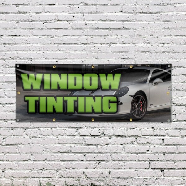 Signmission Window Tinting, 48 Inch x 120 Inch, Vinyl Banner - B-120-30945