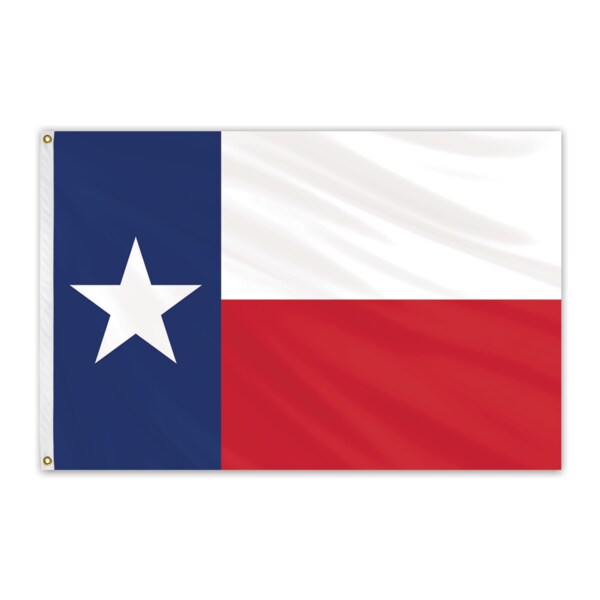 Global Flags Unlimited Texas Outdoor Sewn Poly Max Flag 3'x5' - 200907