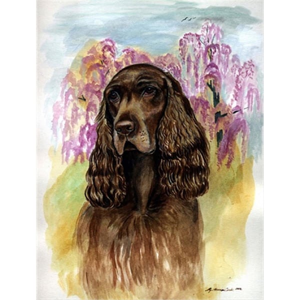 Patioplus 11 x 15 in. Field Spaniel Flag Garden Size - PA759097