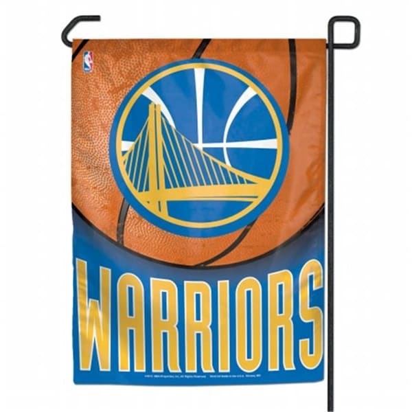 Wincraft Golden State Warriors Flag 12x18 Garden Style 2 Sided - 3208519944