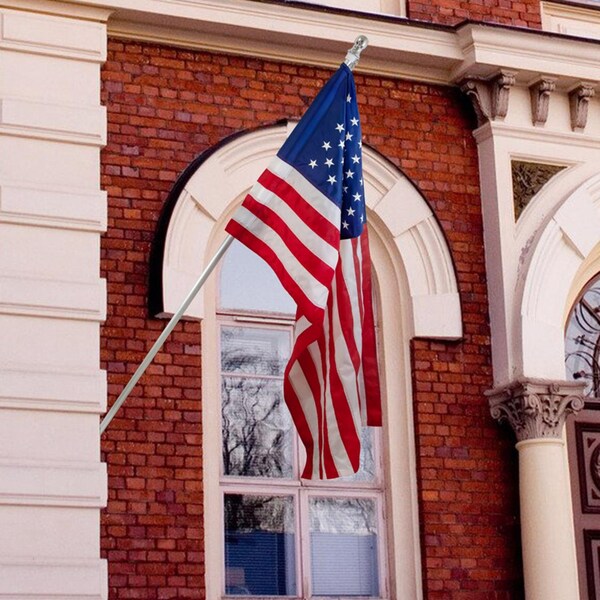 Valley Forge Valley Forge American Flag 30 in. H X 48 in. W - 60650-T