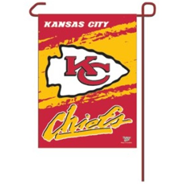 Caseys Kansas City Chiefs Flag 12x18 Garden Style 2 Sided - 3208508883