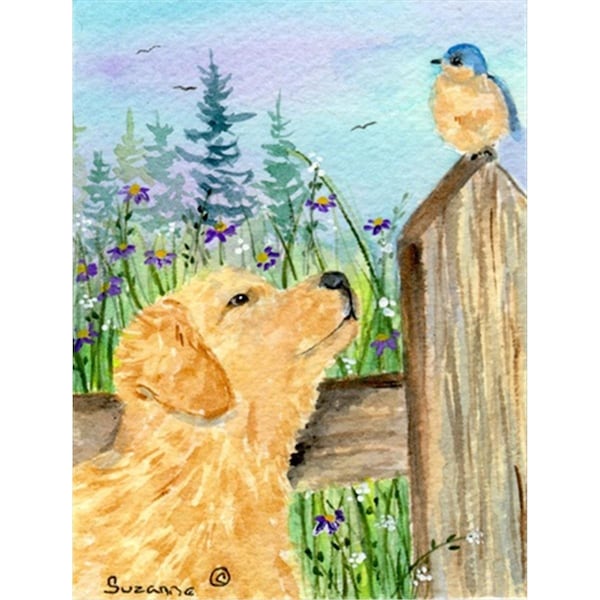 Patioplus 11 x 15 In. Golden Retriever Flag; Garden Size - PA246665