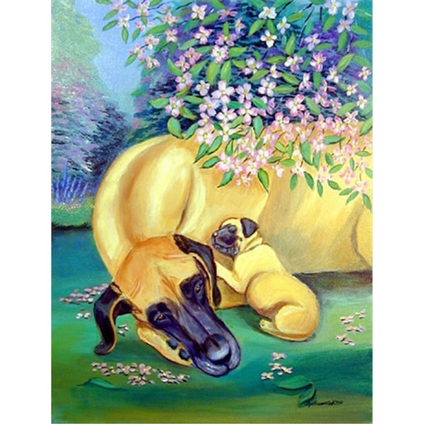 Patioplus 11 x 15 in. Great Dane Garden Size Flag - PA245651