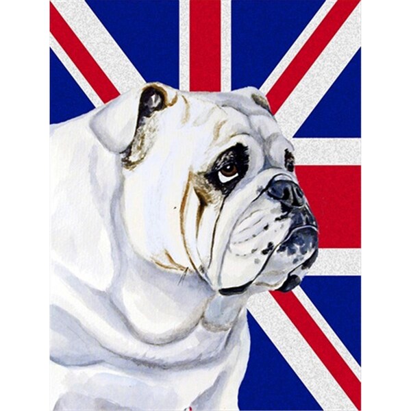 Patioplus English Bulldog With English Union Jack British Flag Flag Garden Size - PA247796