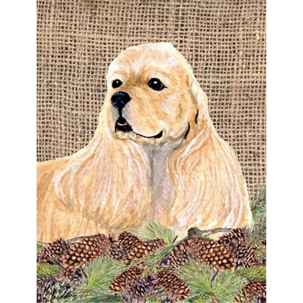 Carolines Treasures 11 x 15 in. Cocker Spaniel Garden Size Flag - SS4060GF