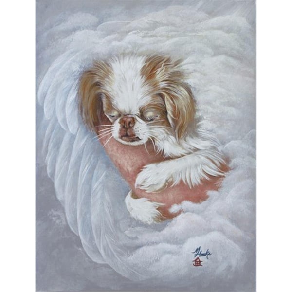 Patioplus Japanese Chin In An Angels Arms Flag Garden Size - PA55641