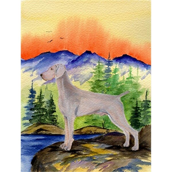 Patioplus Weimaraner Canvas Flag - House Size, 28 x 40 in. - PA244419