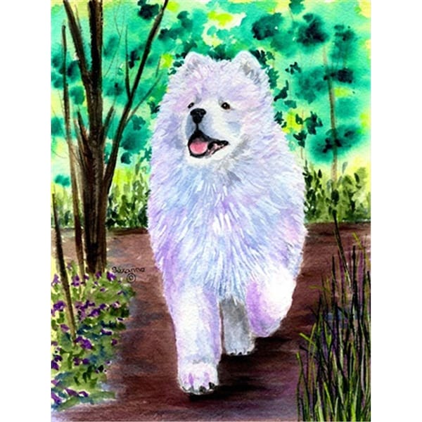 Patioplus Samoyed Flag - Garden Size, 11 x 15 in. - PA55176