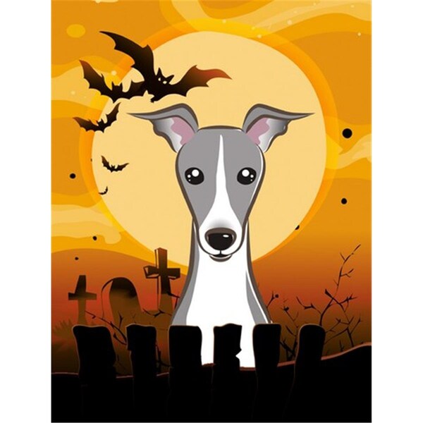Patioplus Halloween Italian Greyhound Flag Garden Size - PA259348