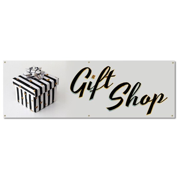 Signmission Gift Shop, 24 Inch, Banner - B-72-30381