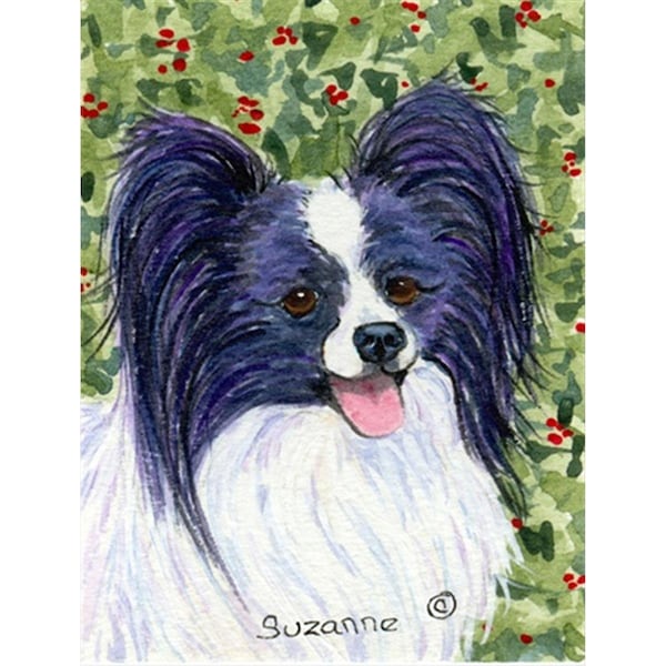Patioplus 11 x 15 in. Papillon Garden Size Flag - PA247186