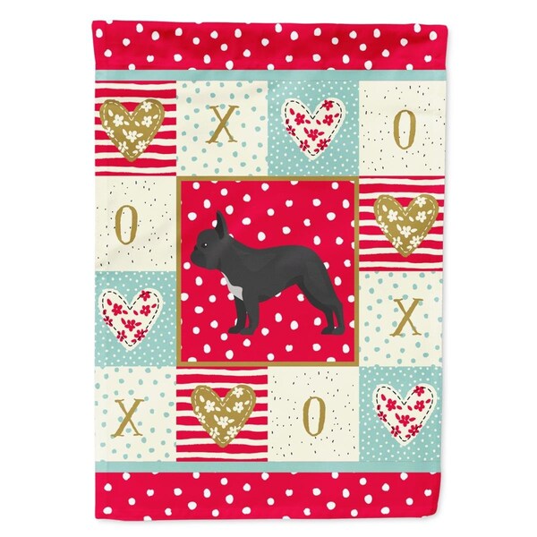 Carolines Treasures 11 x 0.01 x 15 in. French Bulldog No.1 Love Garden Flag - CK5835GF
