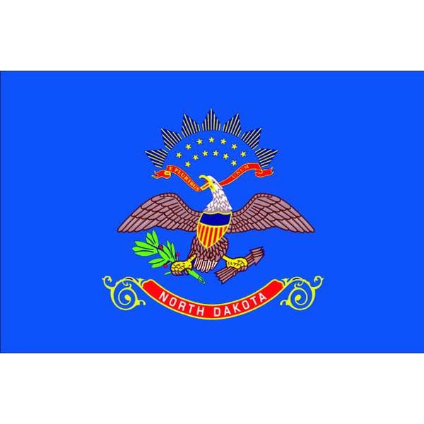 Annin Flagmakers North Dakota State Flag, 3x5 Ft - 144160