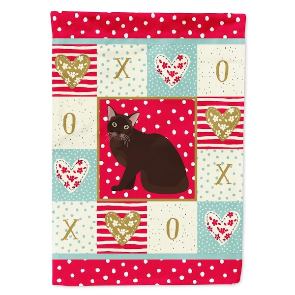 Patioplus Burmese Cat Love Garden Outdoor Flags - PA2088177