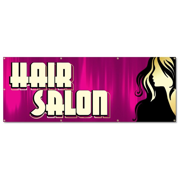 Signmission Hair Salon, 36 Inch, Banner - B-96-30384