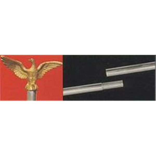 Ss Collectibles 6 ft. X .75 in. Two Piece Aluminum Flagpole with Eagle and Cord, 6PK - SS2521779
