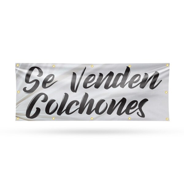 Signmission Se Venden Colchones, 48 Inch x 120 Inch, Vinyl Banner - B-120-30850