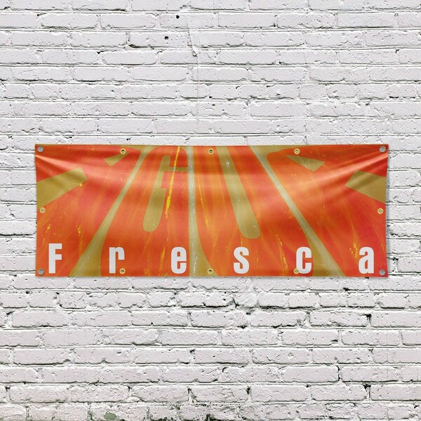 Signmission Agua Fresca, 48 Inch x 120 Inch, Vinyl Banner - B-120-30454