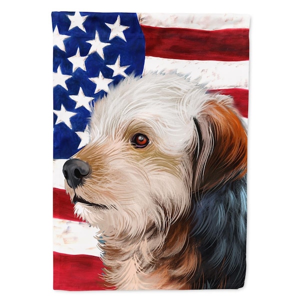 Carolines Treasures Bosnian Coarse-Haired Hound American Garden Flag - 11 x 0.01 x 15 in. - CK6450GF
